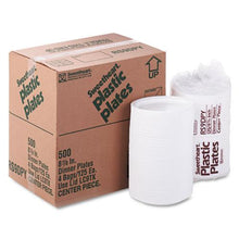 Load image into Gallery viewer, Sweetheart White Medium Weight 9 Inch Styrofoam Plates 500ct