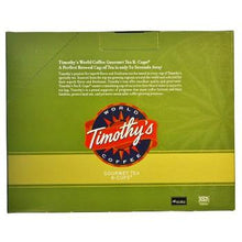 Load image into Gallery viewer, Timothy's Decaf English Breakfast Tea K-Cups 24ct