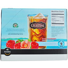 Load image into Gallery viewer, Celestial Seasonings Perfect Iced Tea Sweet Raspberry Black Tea K-Cups 24ct
