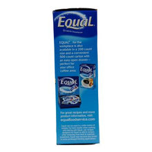 Load image into Gallery viewer, Equal Single-Serve NutraSweet Packets 100ct
