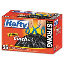 Load image into Gallery viewer, Hefty 30 Gallon Cinch Sak Tall Kitchen and Trash Bags 55ct Box
