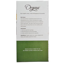 Load image into Gallery viewer, Organa Mint Green Tea Pods 18ct
